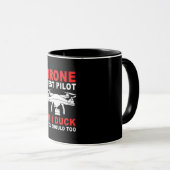 Testpiloot voor droneproef mok (Voorkant rechts)