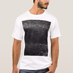 Testscherm Glitch textuur achtergrond T-shirt