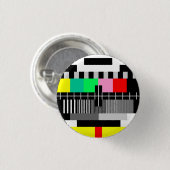 Testscherm voor kleurentelevisie ronde button 3,2 cm (Voorkant /achterkant)