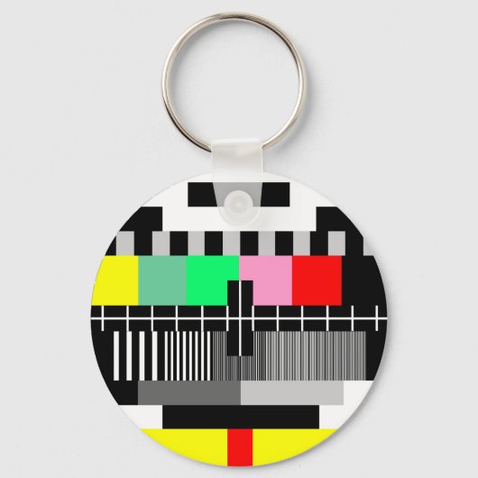 Testscherm voor kleurentelevisie sleutelhanger (Voorkant)