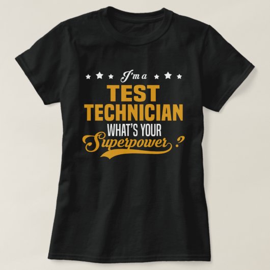 testtechnicus t-shirt (Design voorkant)