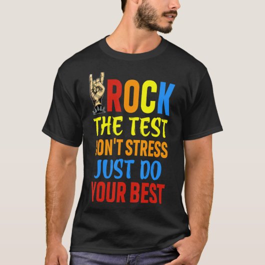 Testtestdag testdag testdag teache t-shirt (Voorkant)