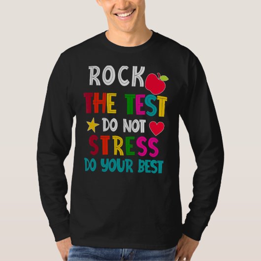 Testtestdag testdag testdag teache t-shirt (Voorkant)