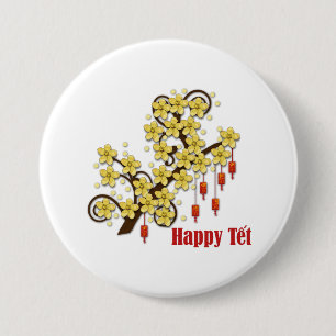 Tet Hoa Mai Ronde Button 7,6 Cm
