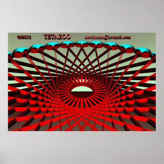 Tetazoo (gedrukte tekst) poster
