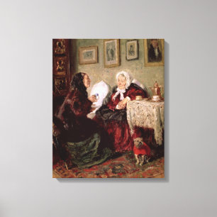 Tete-a-Tete, 1909 Canvas Afdruk