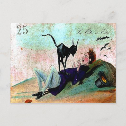 Tete A    TetePostcard Briefkaart (Voorkant)