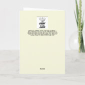 "Tête continue" - Drôle carte d'anniversaire Medus (Dos)