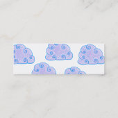 Tête dans la carte Web nuages profil maigre (Dos)