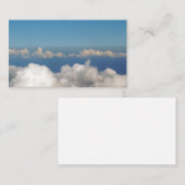 Tête dans les cartes de visite de nuages (Devant / Derrière)