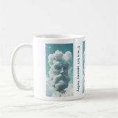 Tête dans les nuages Drôle Mug (Gauche)