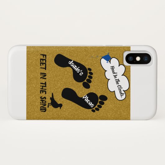 Tête Dans Les Nuages iPhone / coque ipad (Dos (Horizontal))