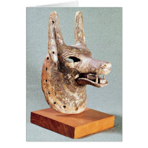 Tête d'Anubis, avec une mâchoire articulée