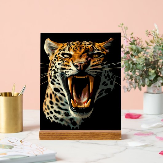 Tête d'attaque du léopard (Mariage)