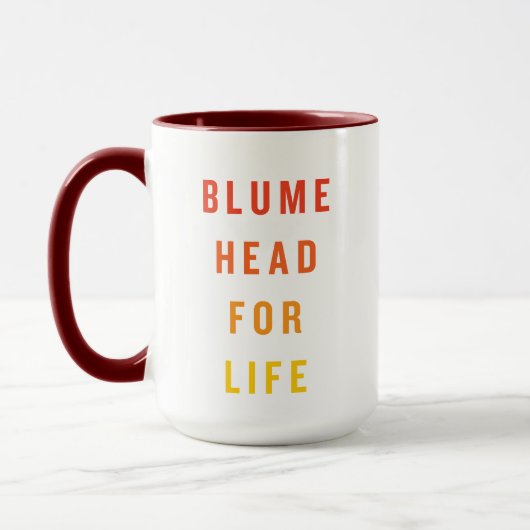 Tête de Blume pour la tasse de la vie (Gauche)