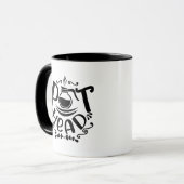 Tête de café amusant café Mug (Devant gauche)