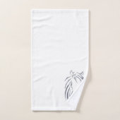 Tête de cheval en argent (Serviette à main)