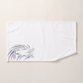 Tête de cheval en argent (Serviette à main)