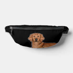 Tête de chien de dessin animé Retriever Golden Rou