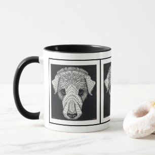 Tête de chien par Julie de Graag - Mug