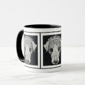 Tête de chien par Julie de Graag - Mug (Devant gauche)