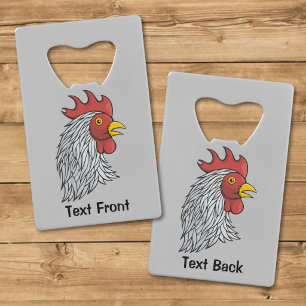 Tête de coq gris