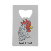 Tête de coq gris (Devant)
