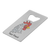 Tête de coq gris (Devant Angle)