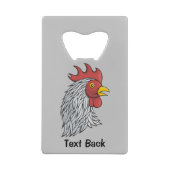 Tête de coq gris (Dos)