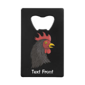 Tête de Coq Noir (Devant)