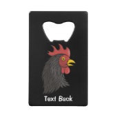 Tête de Coq Noir (Dos)