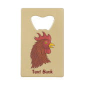 Tête de Coq Rouge (Dos)