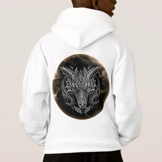 Tête de dragon Abstraite en esthétique (Dos)