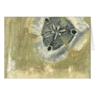 Tête de fleurs Abstraite de texture laquée