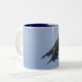Tête de harrier d'AV8B sur la tasse (Devant gauche)