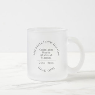 Tête de l'école Fille de verre givrée Café Mug