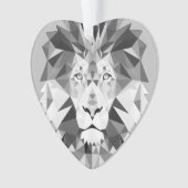 Tête de lion géométrique cool (devant)