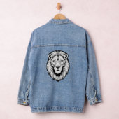 Tête de lion noir et blanc (Hangar)
