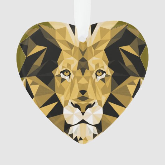 Tête de Lions géométriques Brown (devant)