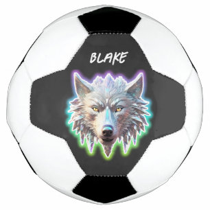 Tête de loup blanc Imaginaire