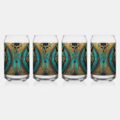 Tête de loup d'or et de turquoise (Droite)