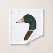Tête de Mallard Drake (Gant de toilette)