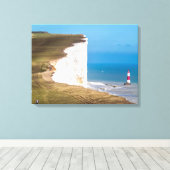 Tête de plage et impression de toile vue phare (Insitu (Plancher de Bois))