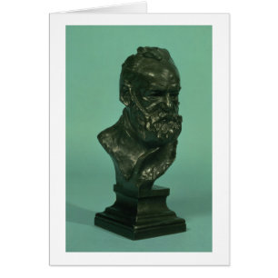 Tête de portrait de Victor Hugo (1802-85) (bronze)