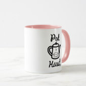 Tête de pot - Café Drôle café Combo Mug (Devant droit)