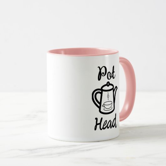 Tête de pot - Café Drôle café Combo Mug (Devant droit)