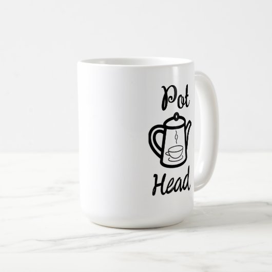 Tête de pot - Café Drôle café Combo Mug (Devant droit)