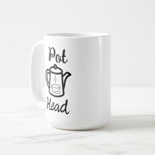 Tête de pot - Café Drôle café Combo Mug (Devant gauche)