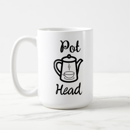 Tête de pot - Café Drôle café Combo Mug (Gauche)