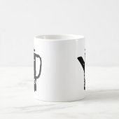 Tête de pot de café - Café amusant café Combo Mug (Centre)